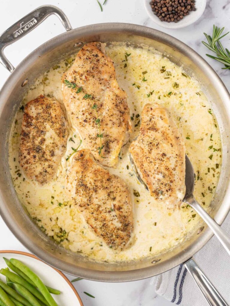 creamy chicken skillet