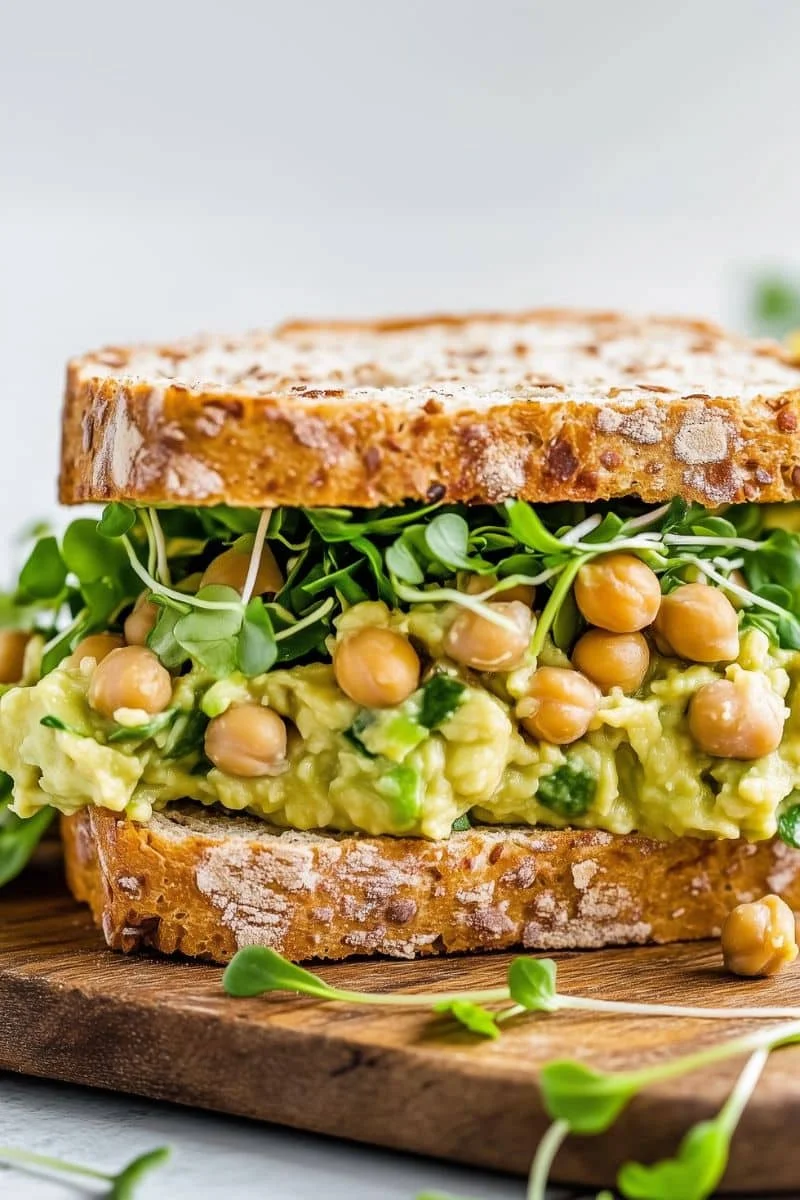 Chickpea-Avocado-Sandwich