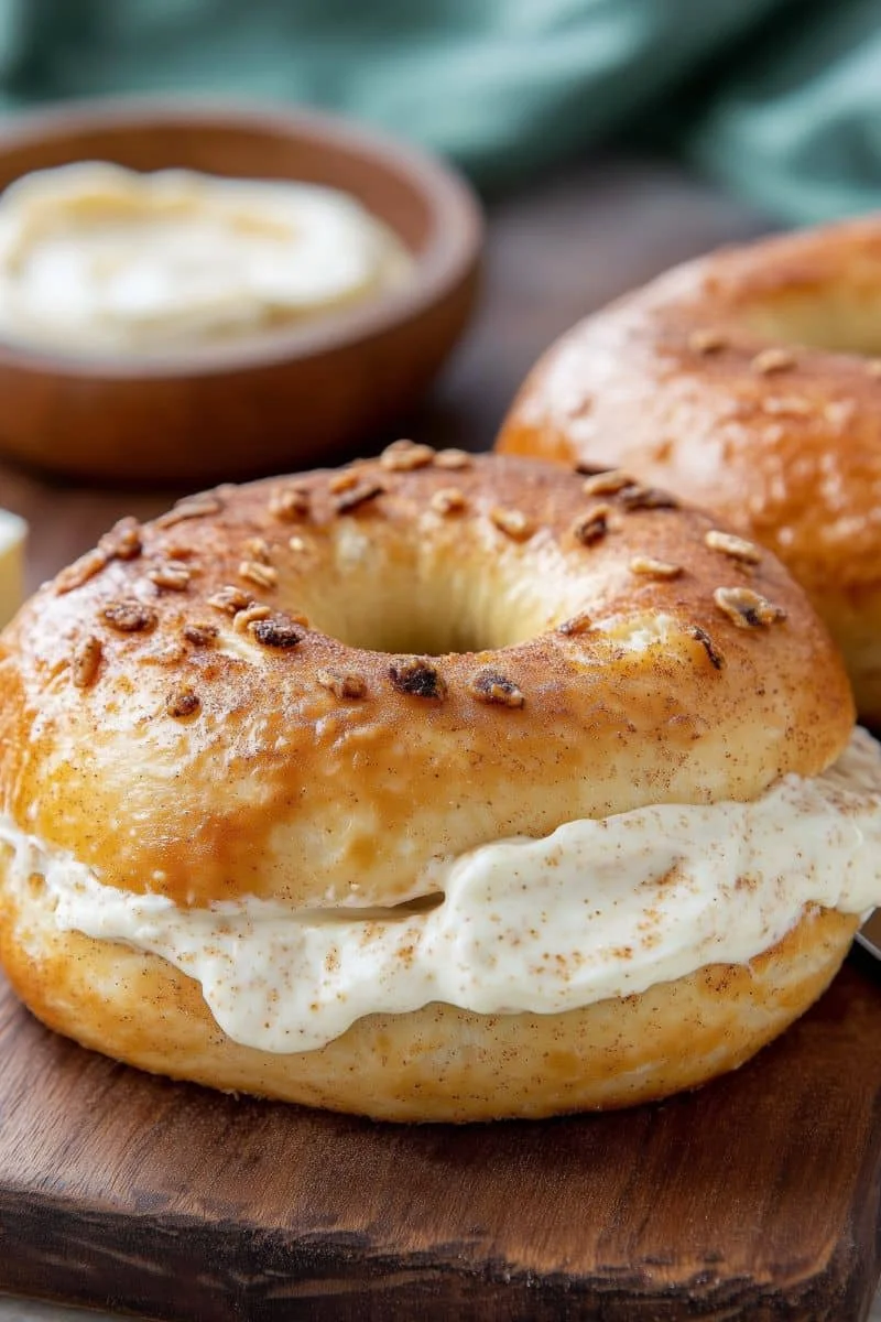 Cinnamon-Cream-Cheese-Bagel