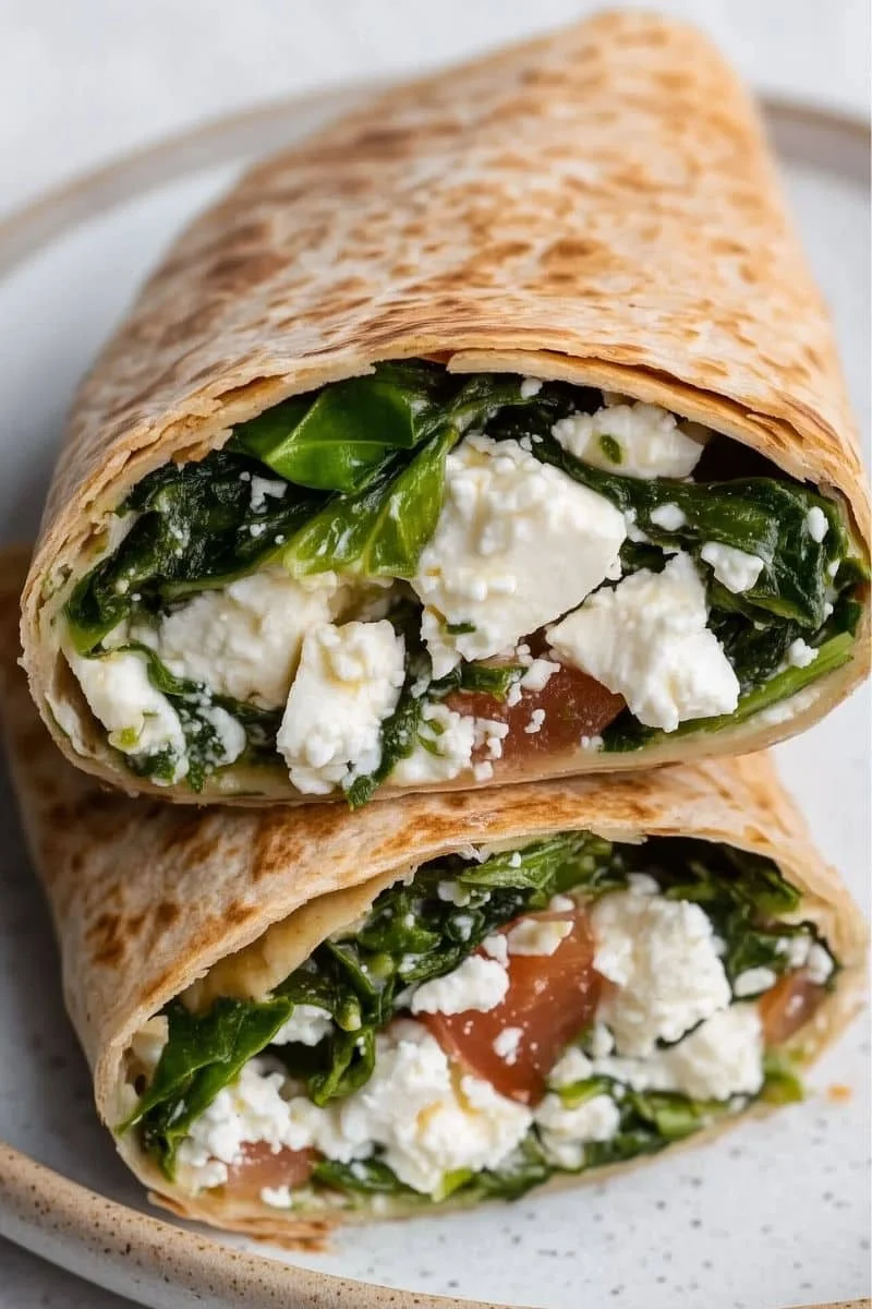 Spinach-Feta-Wrap