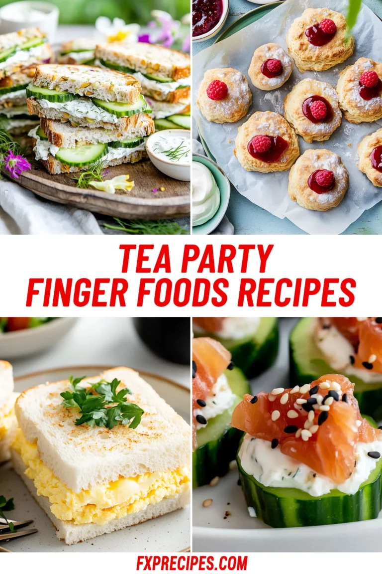 10 Tea Party Finger Food Ideas