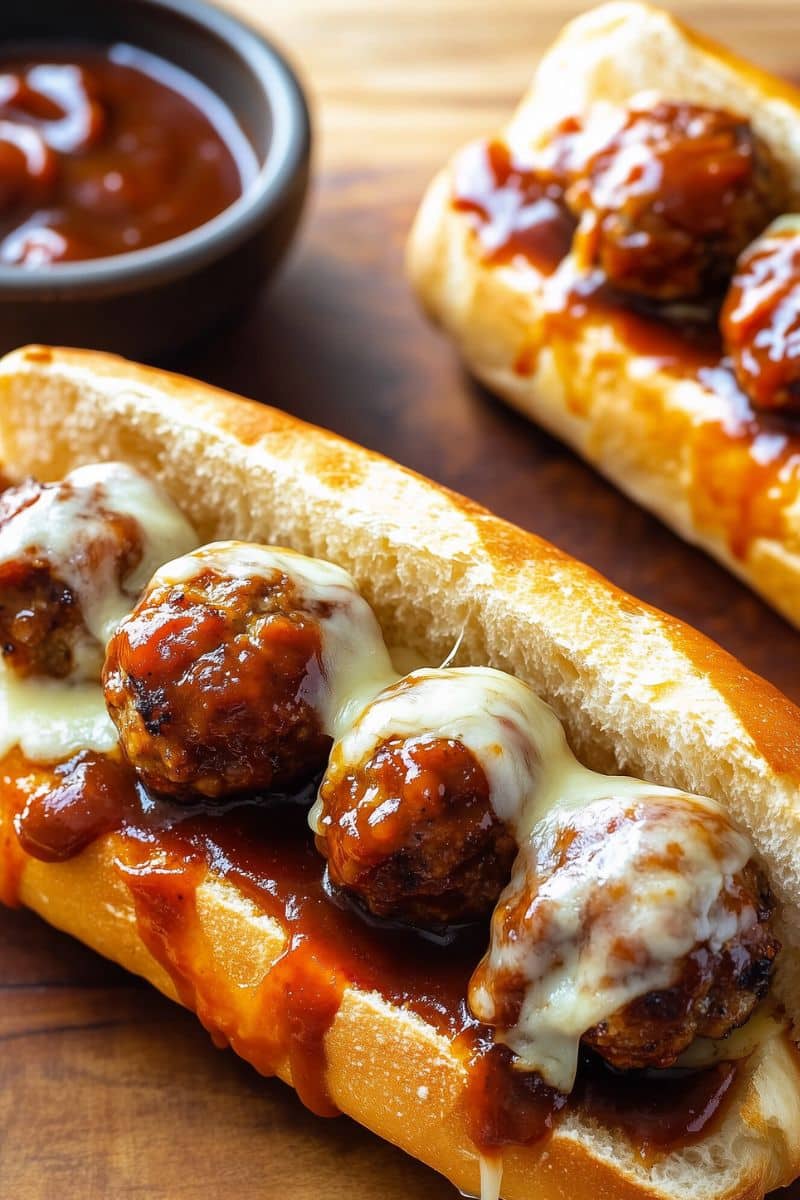 BBQ-Meatball-Subs