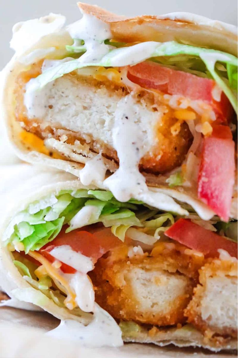 Chicken Nugget Wraps