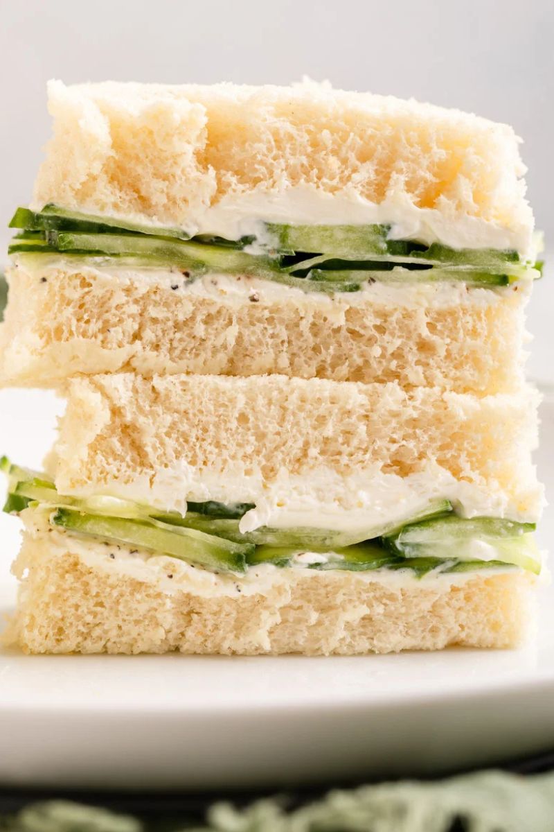 Cucumber Cream Cheese Sandwiches