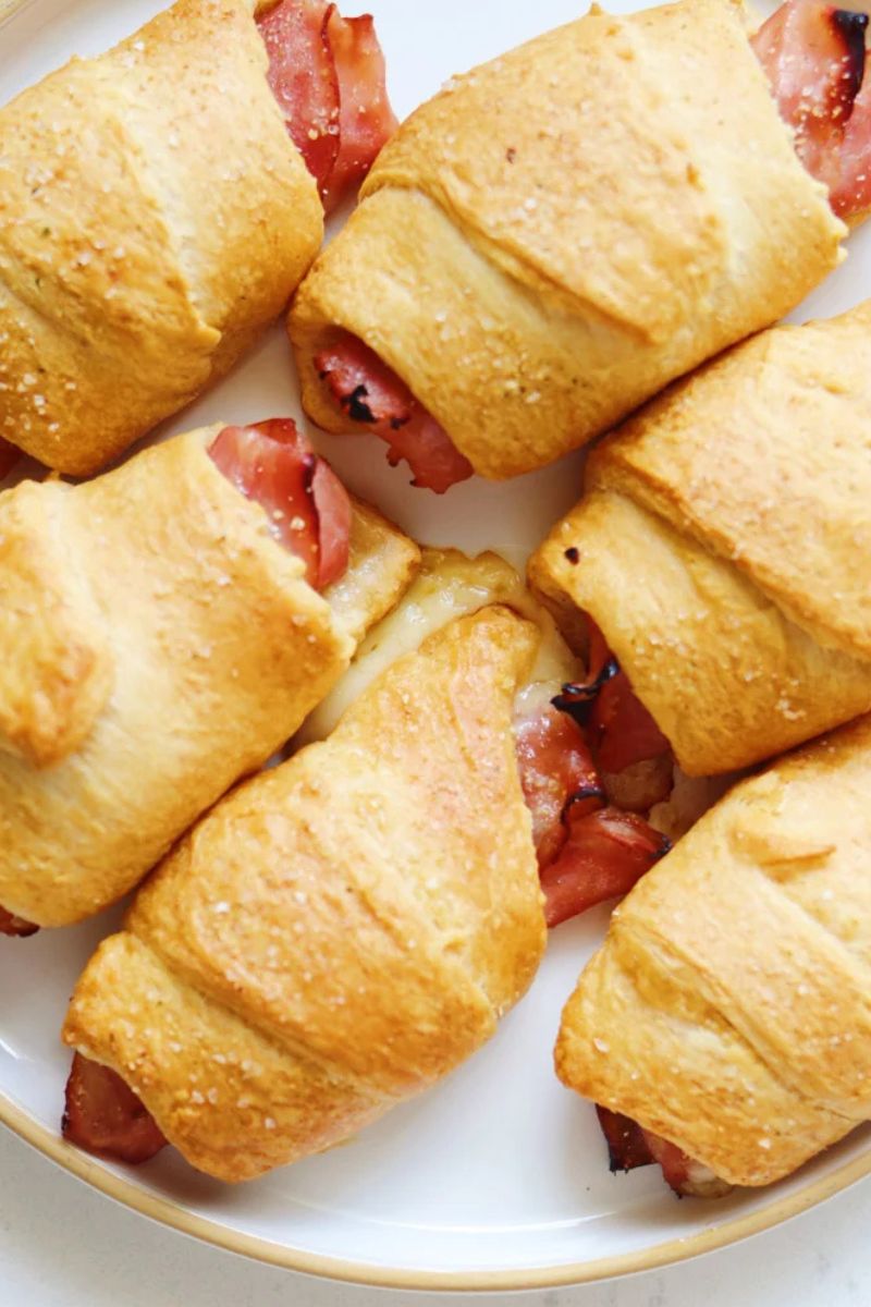 Ham & Cheese Crescent Roll-Ups