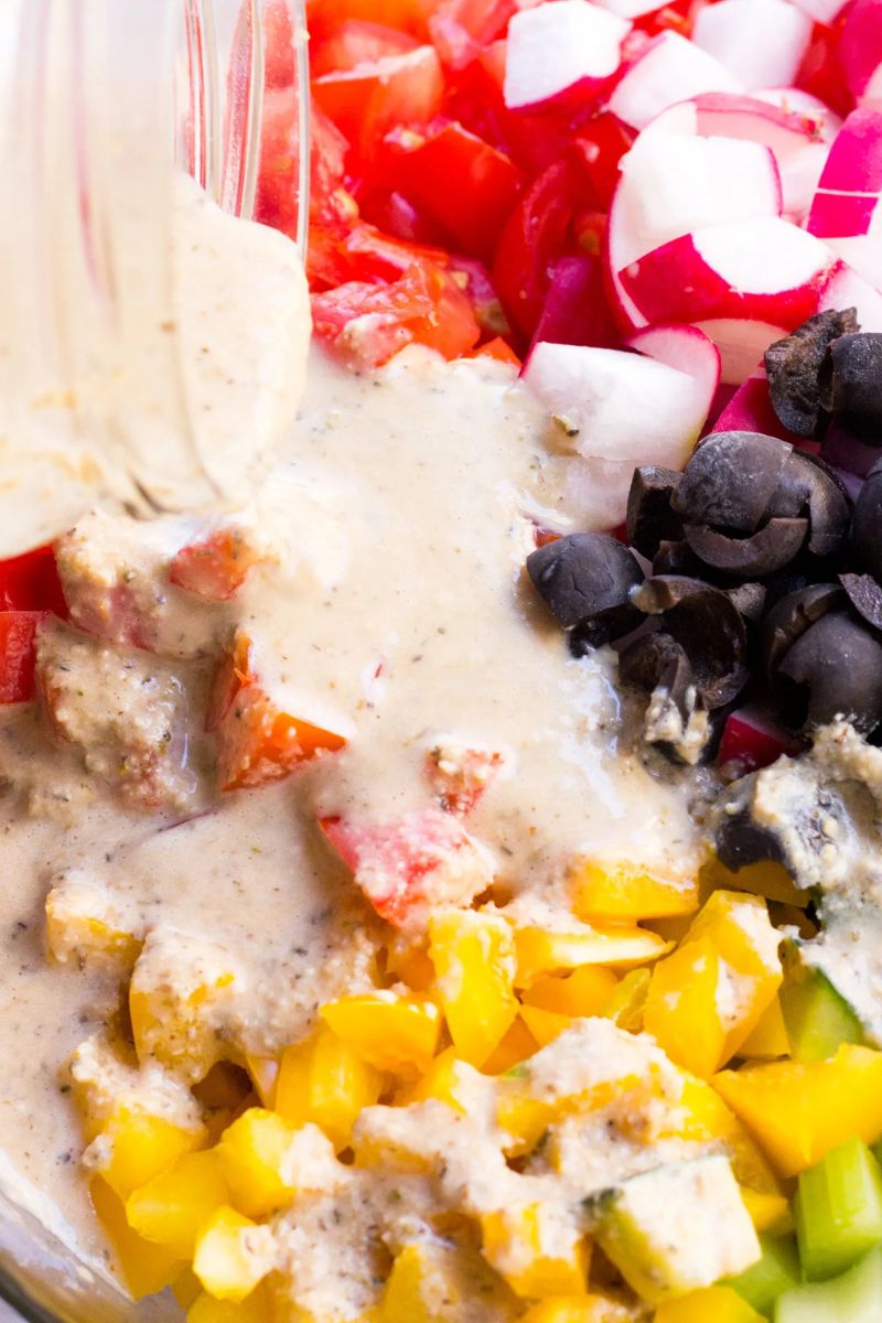 Rainbow Pasta Salad