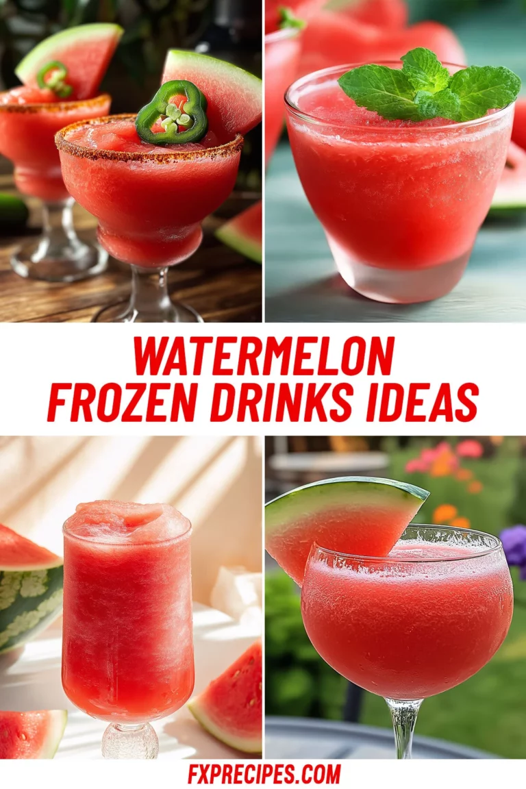 22 Easy Watermelon Frozen Drinks Ideas