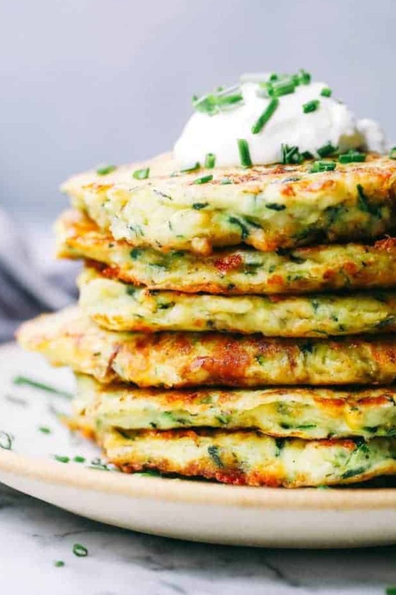 Zucchini Cheese Fritters