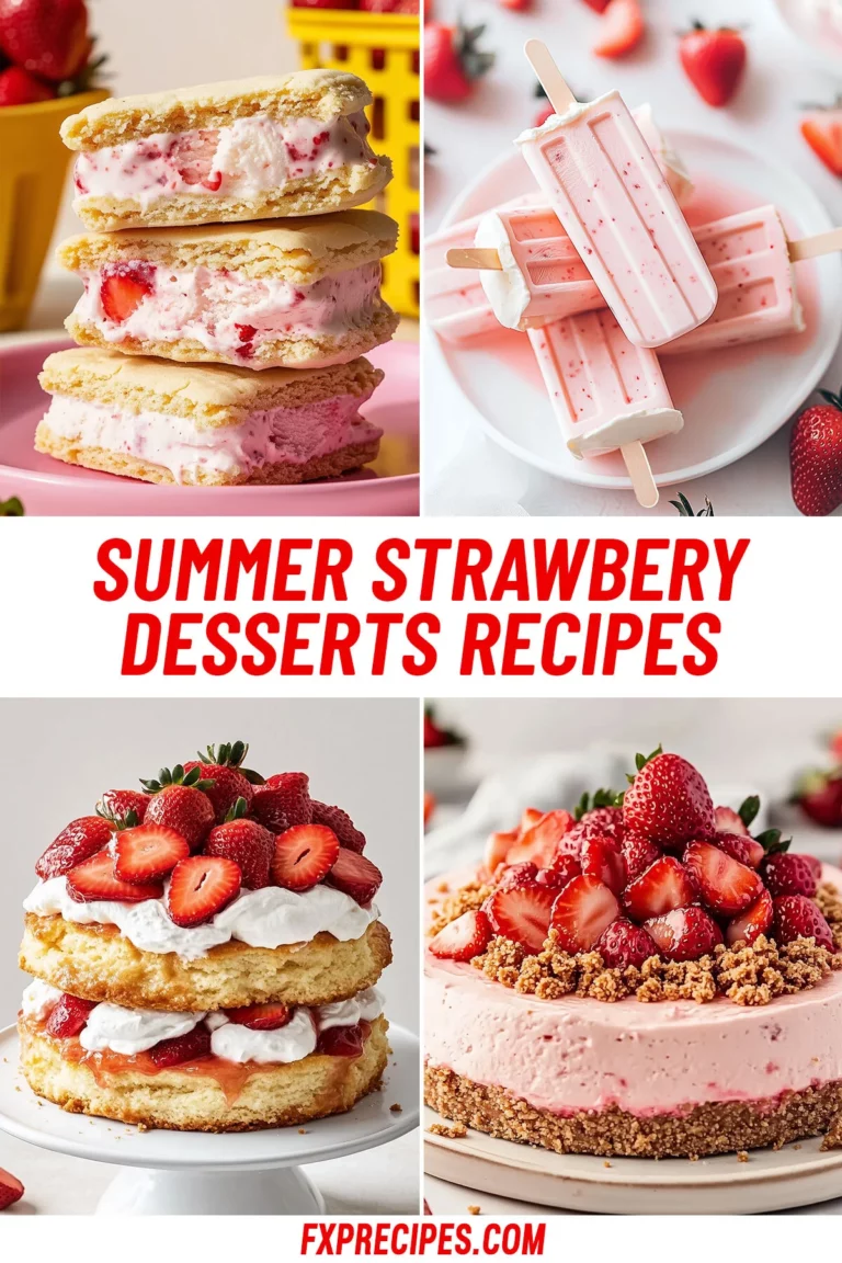 22 Easy Summer Strawberry Desserts
