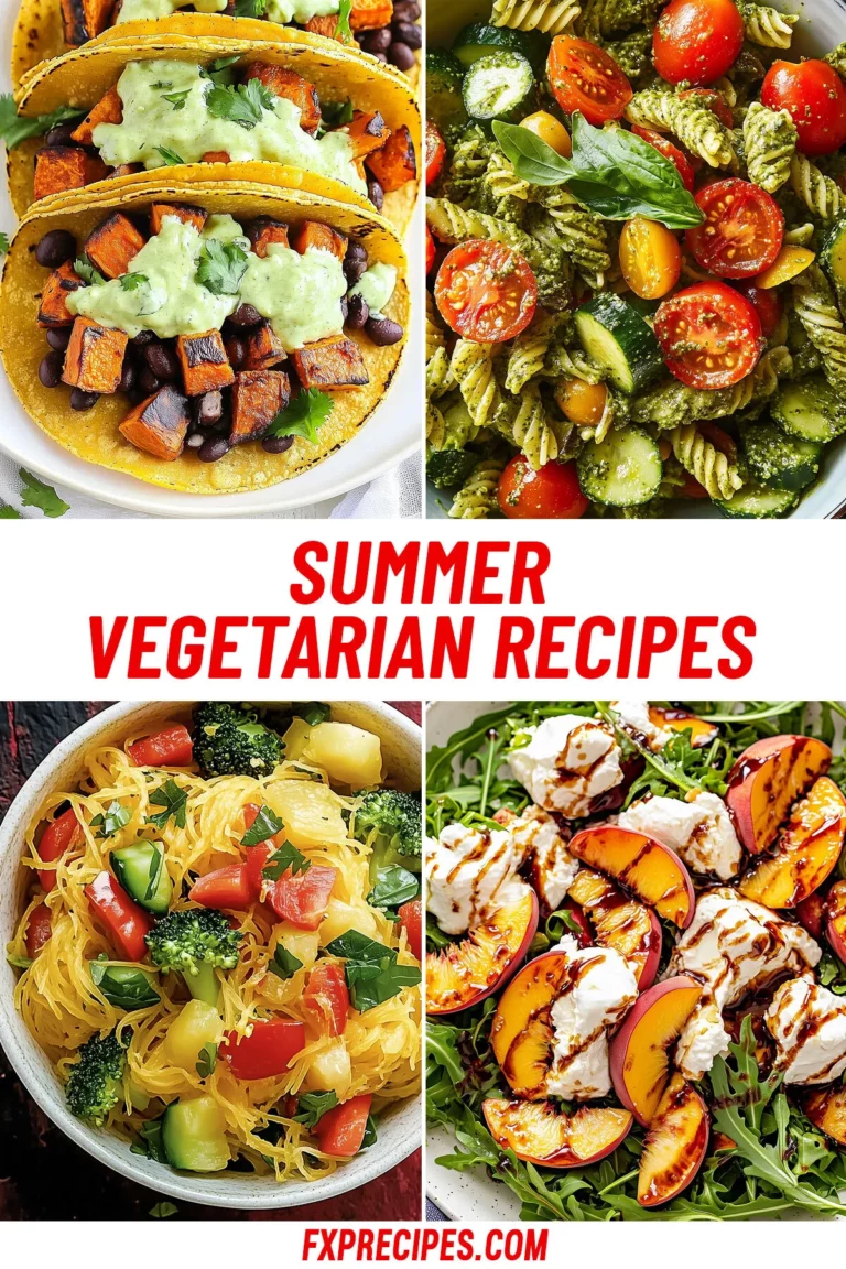 22 Quick Summer Vegetarian Recipes
