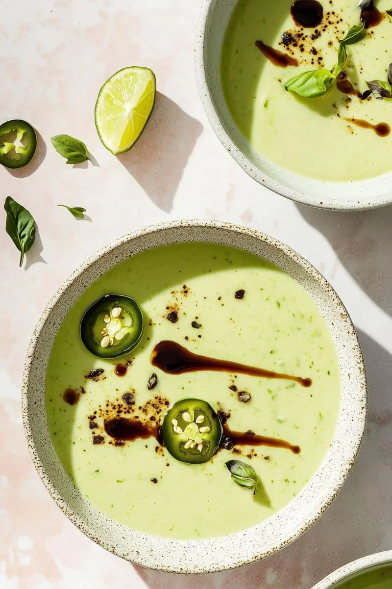 Avocado-Gazpacho-with-Jalapeno-Chilled-Creamy.
