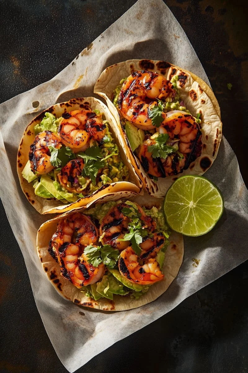 Chili-Lime-Shrimp-Tacos-with-Avocado-Slaw-Spicy-Crisp