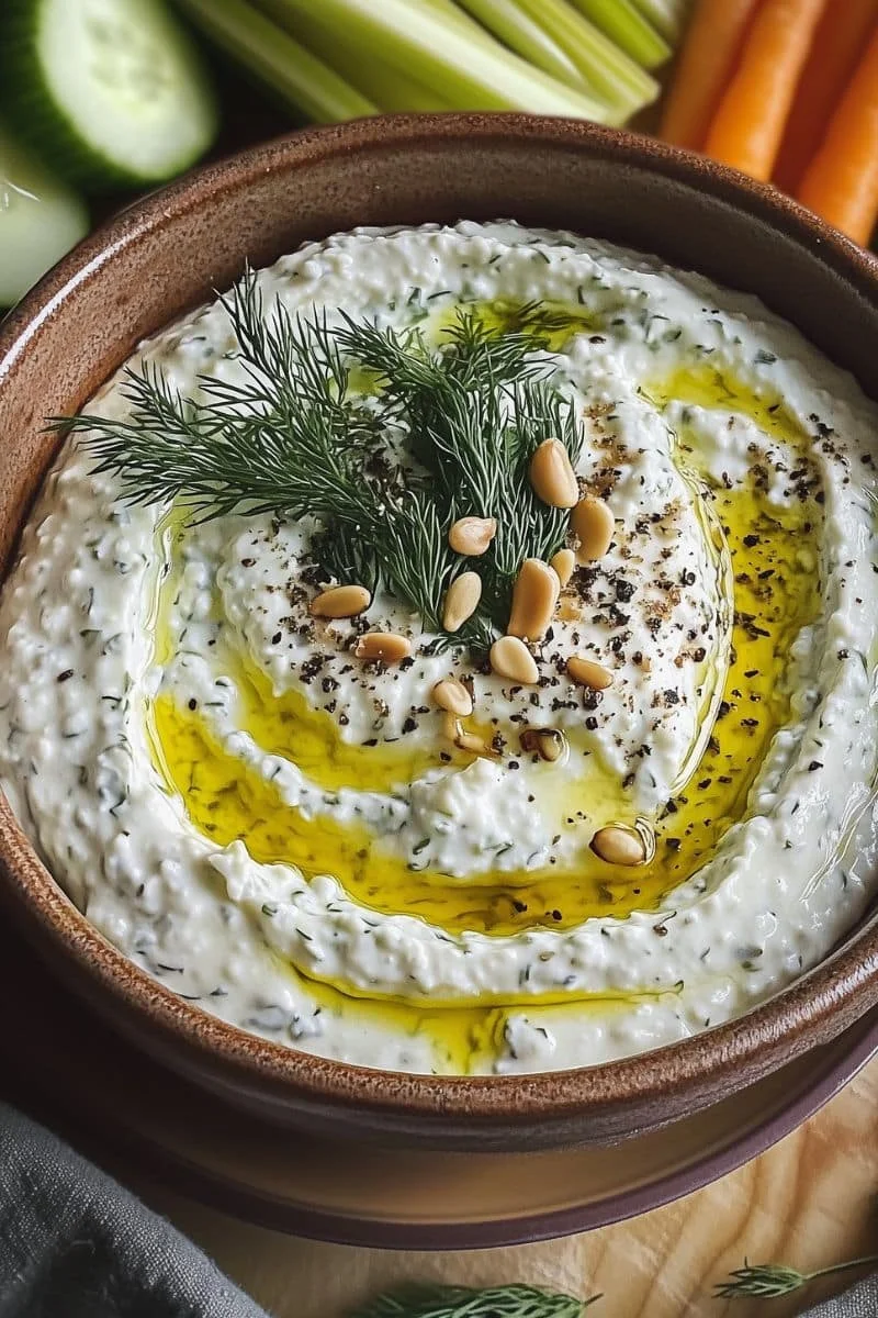 Cottage Cheese Tzatziki Dip Greek Inspired Gut Friendly