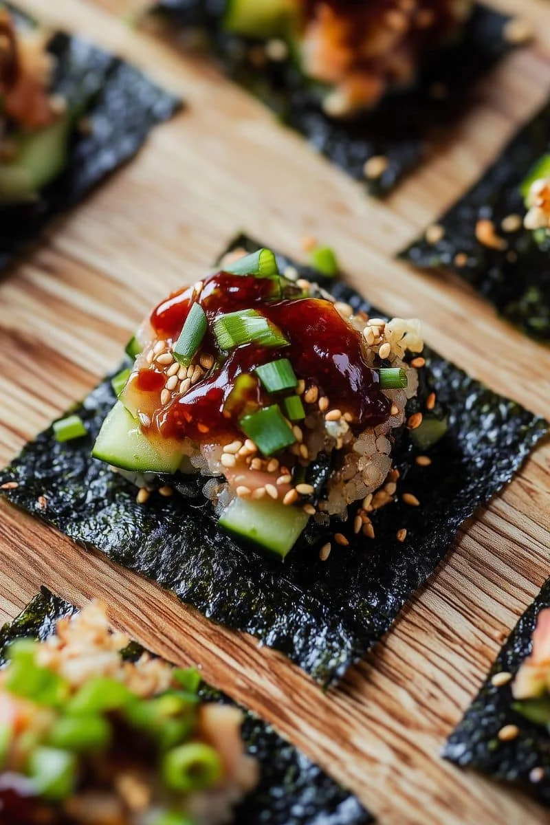 Crispy-Seaweed-Snack-Rolls-with-Veggies-Low-Cal-Crunchy
