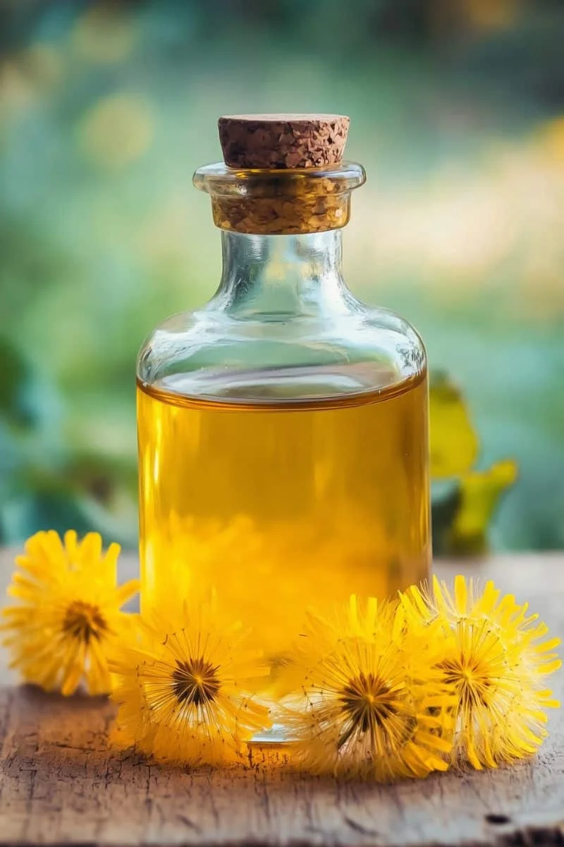Dandelion-Infused-Vinegar-Flavor-Booster-Healing-Tonic