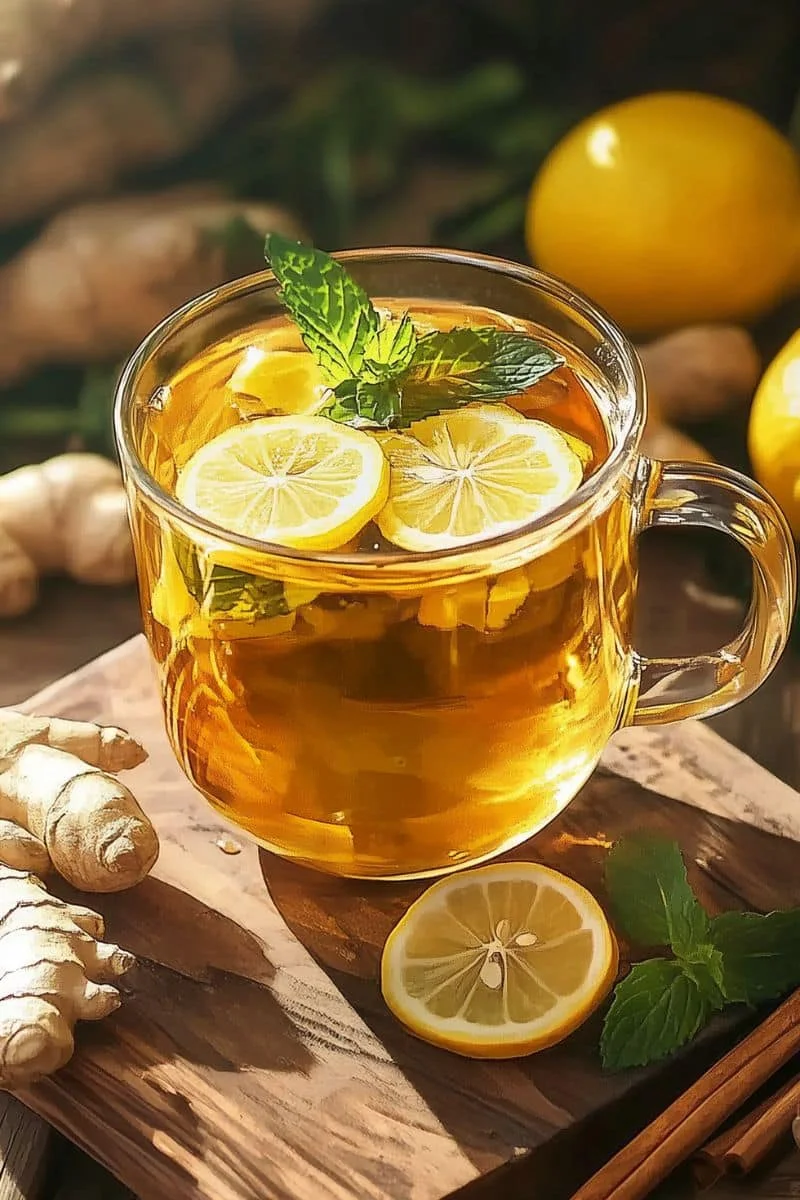 Dandelion-Tea-with-Mint-Ginger-Soothing-Antioxidant-Packed