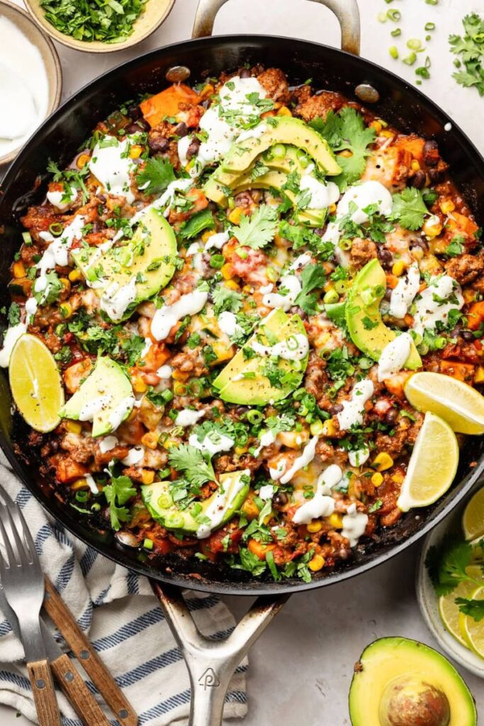 Healthy Hamburger Zucchini Skillet