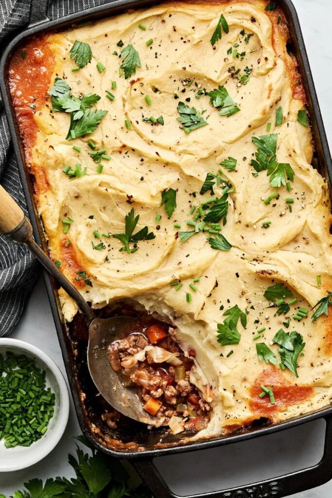Healthy Shepherd’s Pie With Hamburger Meat