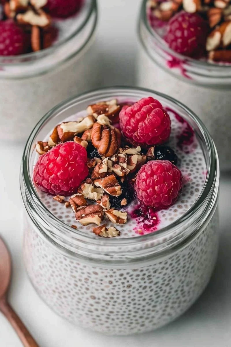 High-Protein-Chia-Pudding-with-Summer-Berries-Meal-Prep-Low-Calorie