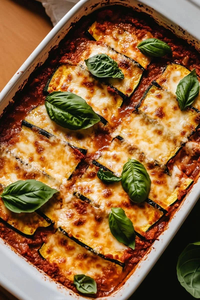 Low Carb Lasagna with Cottage Cheese Pasta Free