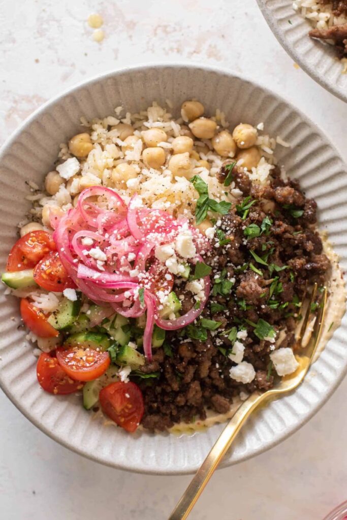 Mediterranean Beef And Chickpea Skillet