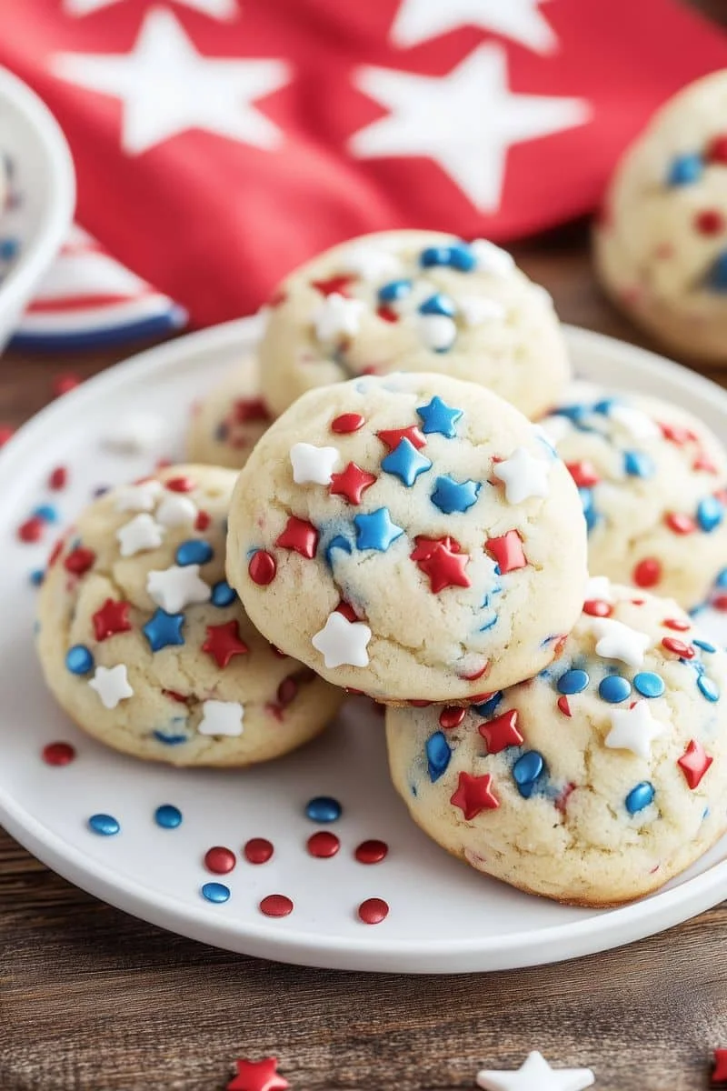 Patriotic-Funfetti-Cookies