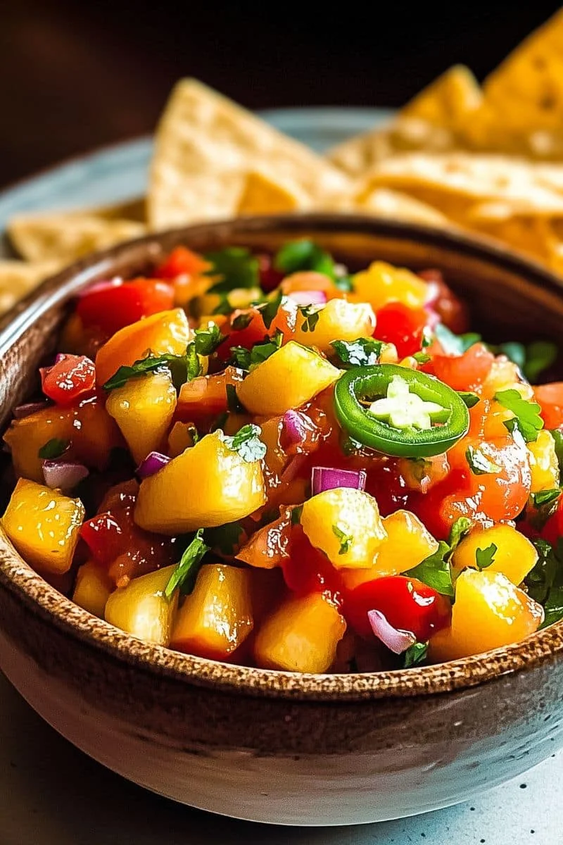 Pico-de-Gallo-with-Peach-Summer-Twist-on-a-Classic