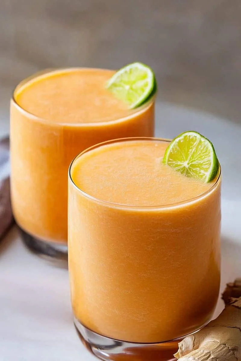 Refreshing-Cantaloupe-Lime-Smoothie-Hydrating-Low-Sugar