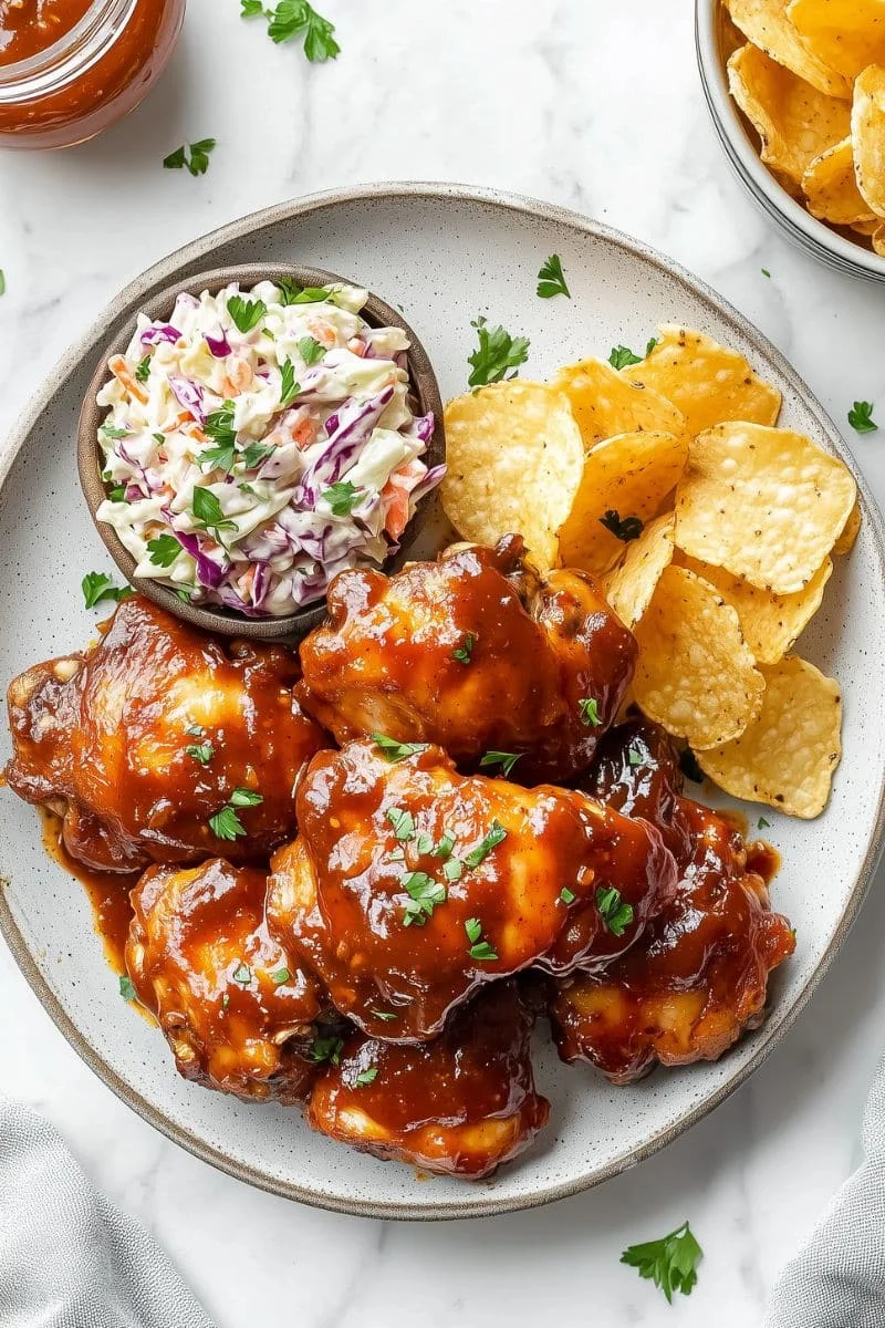 SLow-Cooker-BBQ-Chicken-Thighs