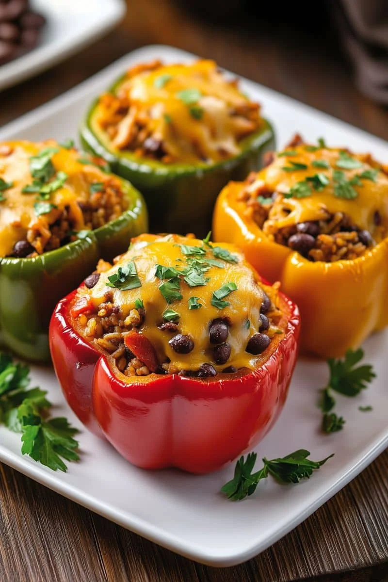 Taco-Stuffed-Bell-Peppers-Lighter-Meal-Prep-Approved