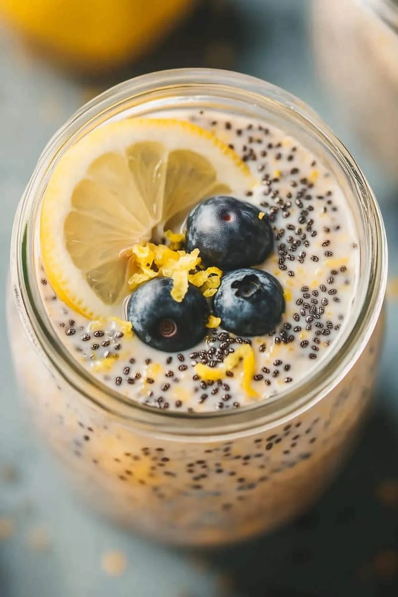 11. Greek Yogurt Lemon Poppy Seed Oats