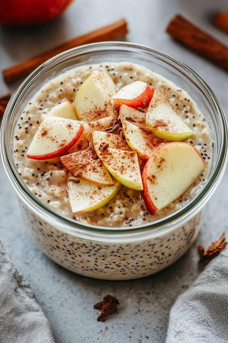 7. High Fiber Apple Cinnamon Oatmeal