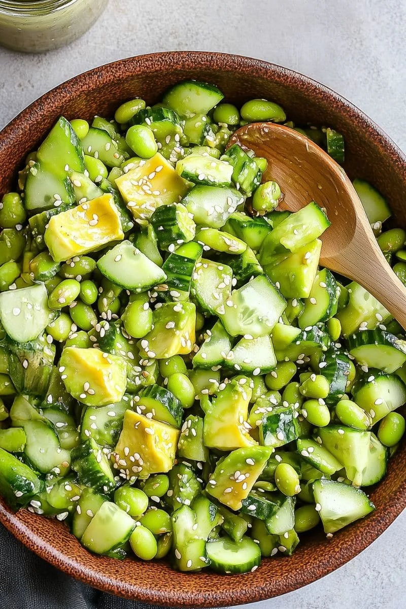 Avocado-Cucumber-Salad-with-Sesame-Vinaigrette