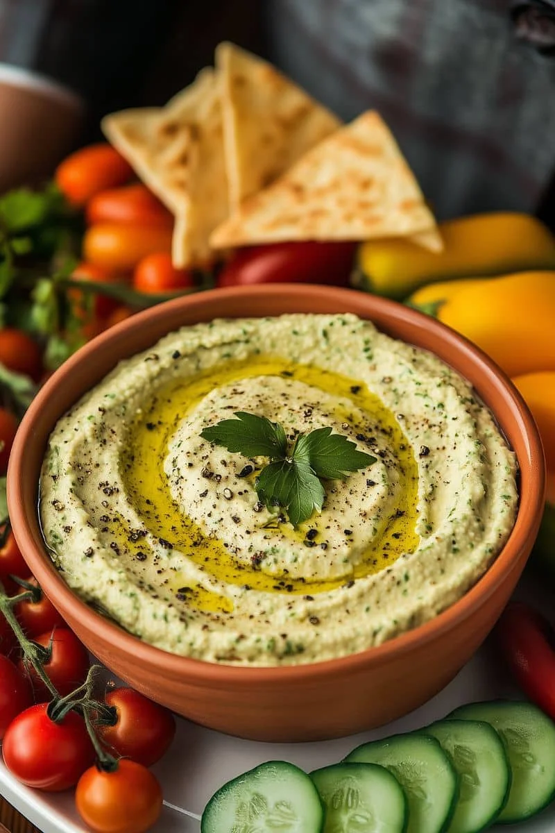Avocado-Hummus-Dip