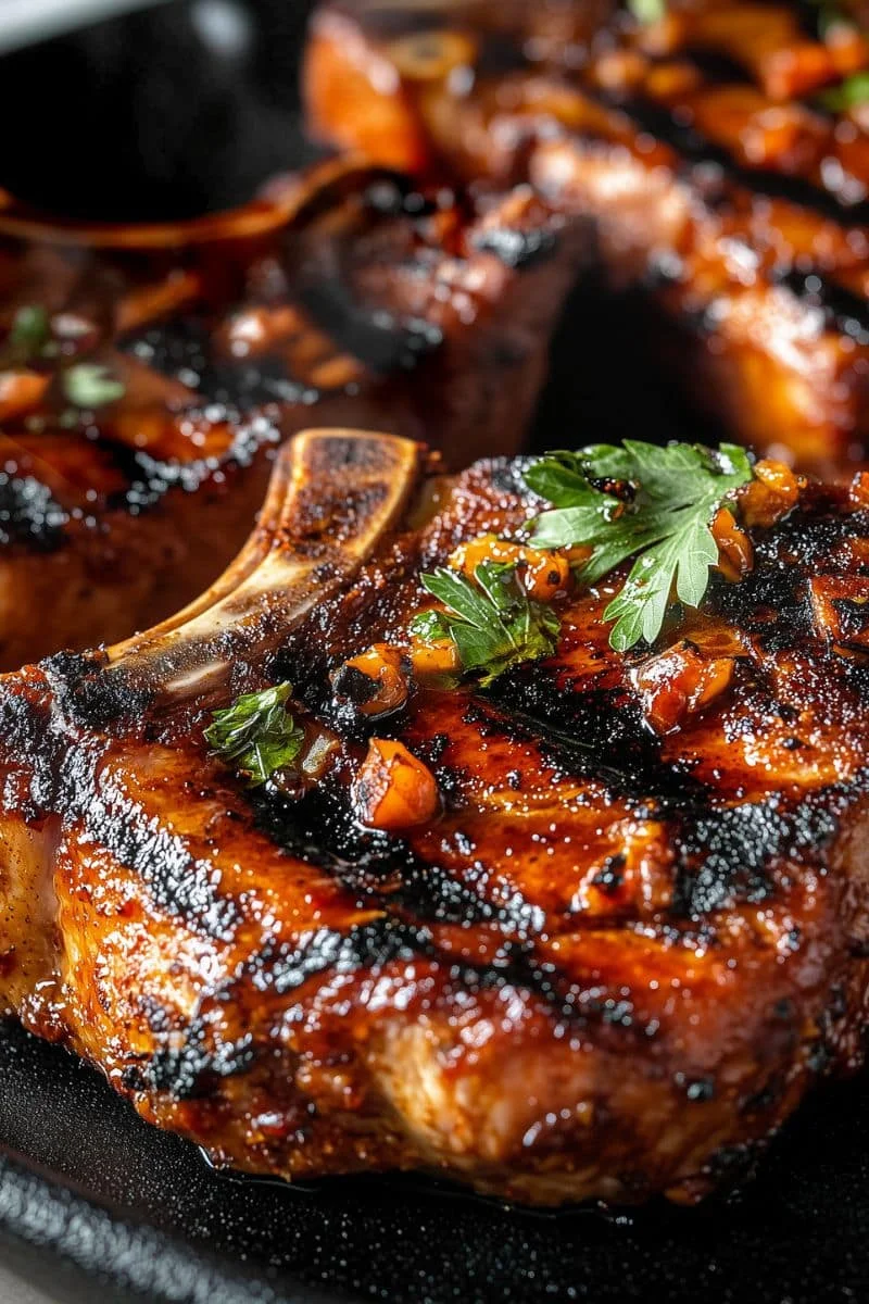 BBQ-Pork-Chops-on-the-Griddle