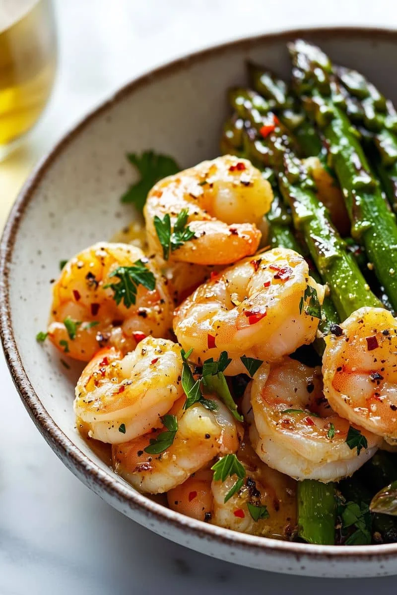 Garlic-Butter-Shrimp-and-Asparagus