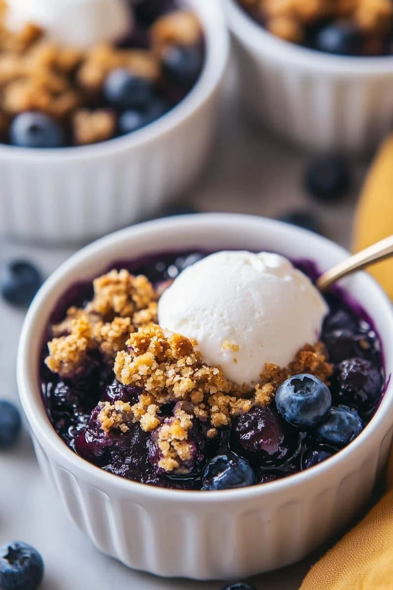 Healthy-Blueberry-Crisp-with-Almond-Flour-Topping