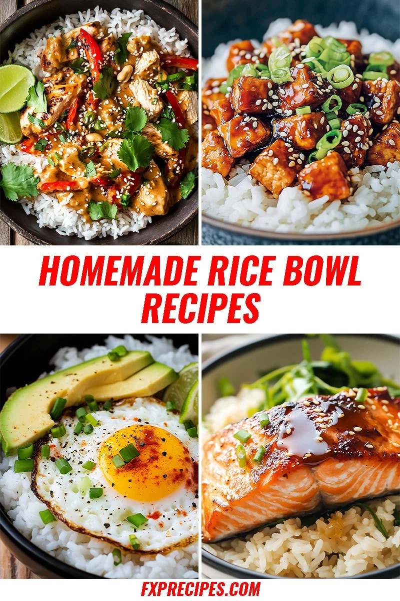 homemade rice bowl recipes