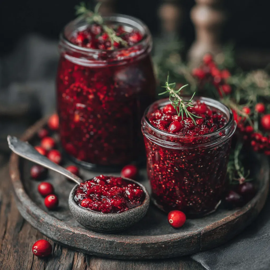 Cranberry Chia Seed Relish
