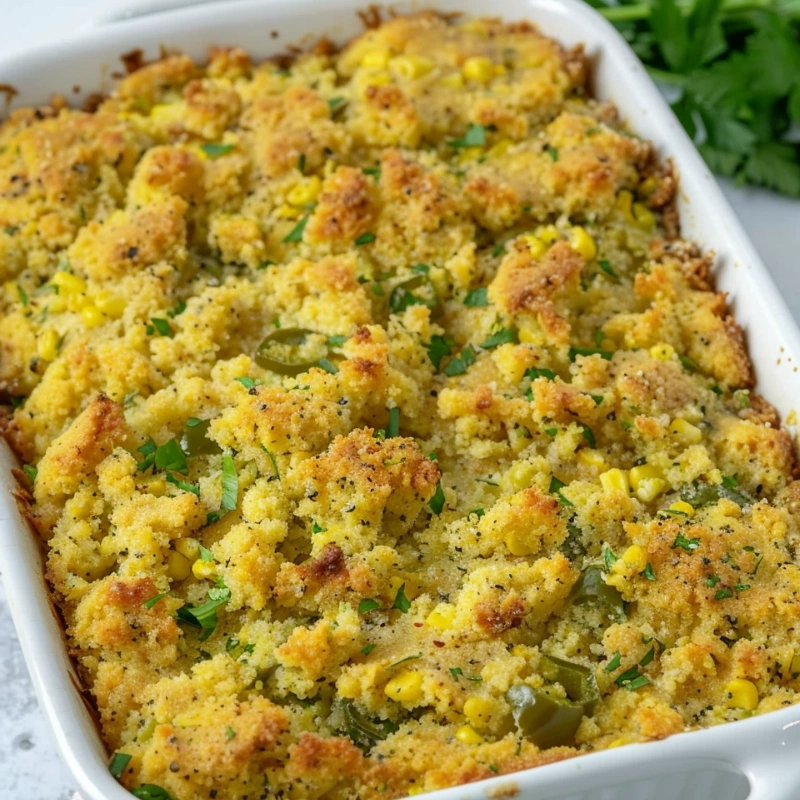 cajun cornbread homemade dressings for thanksgiving with spicy jalapeño kick