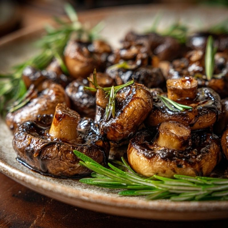 Garlic and Herb Roasted Mushrooms