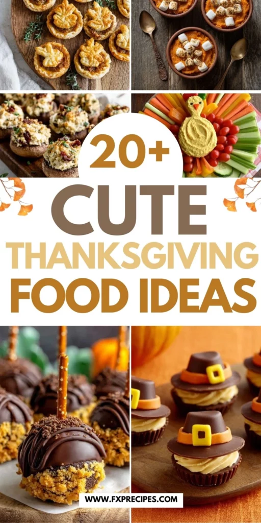 cute thanksgiving food ideas - featured image