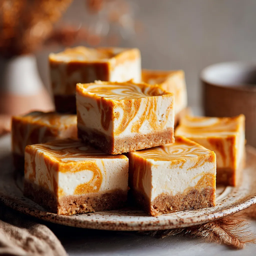 Gluten-Free Pumpkin Cheesecake Bars
