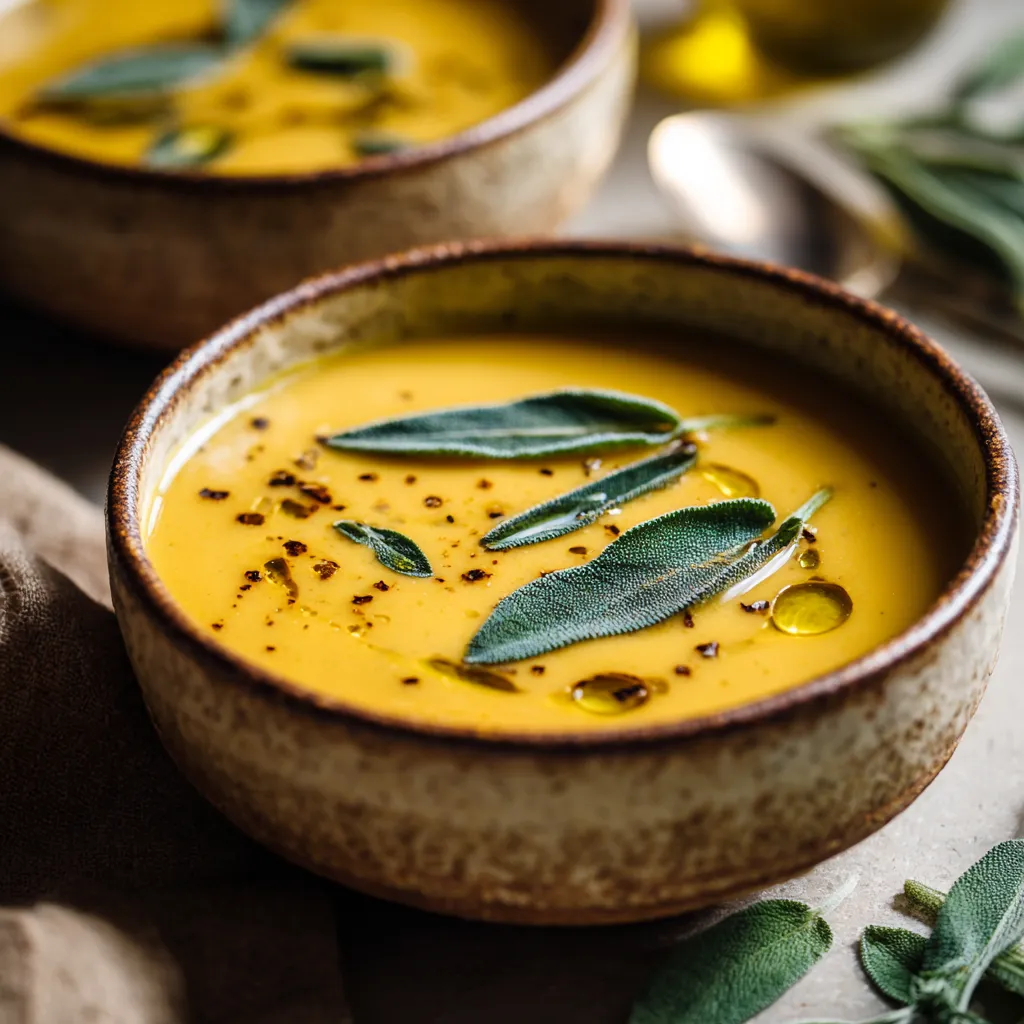Butternut Squash and Sage Soup