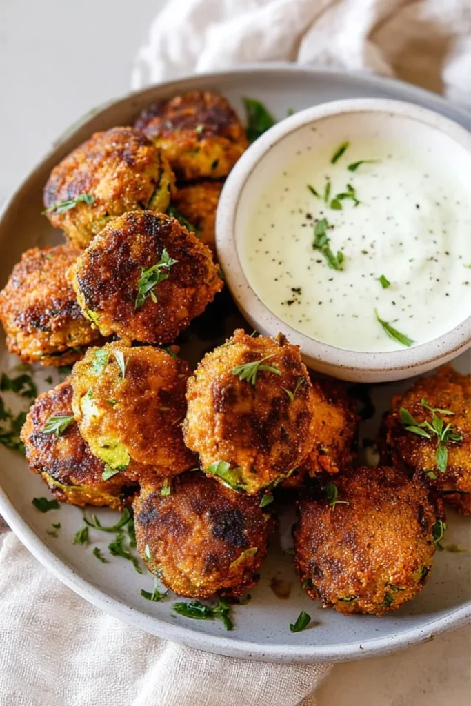 Crispy Chicken Zucchini Poppe