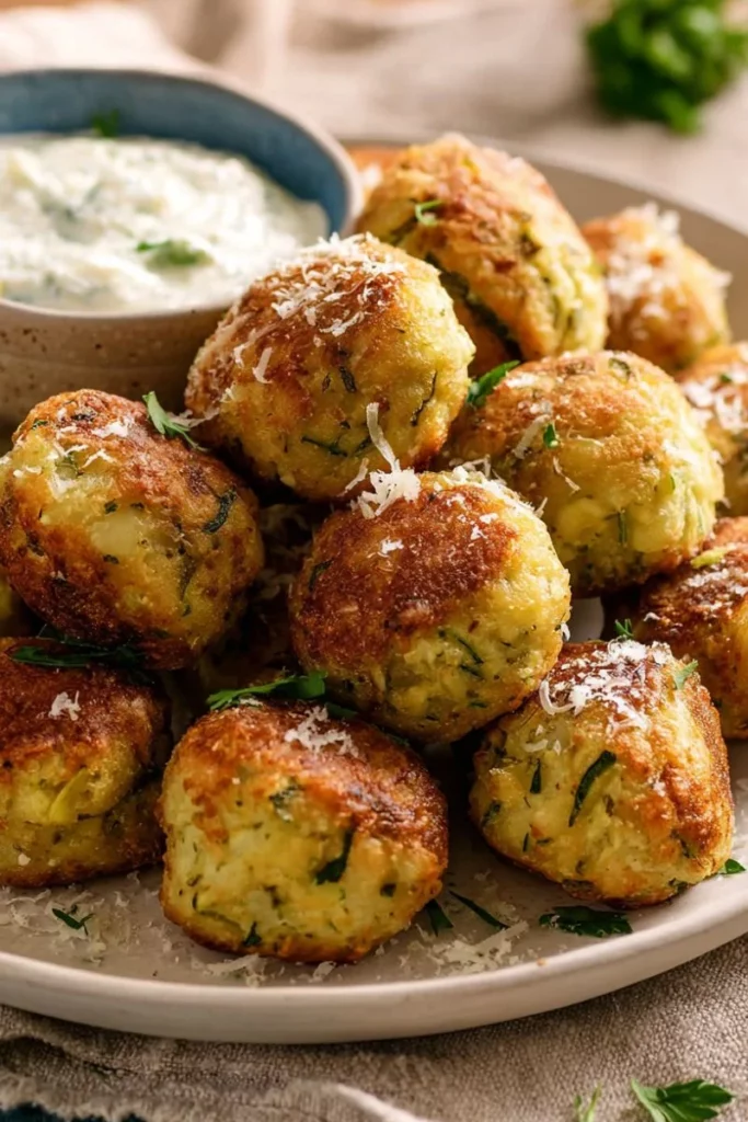 Crispy Zucchini Balls