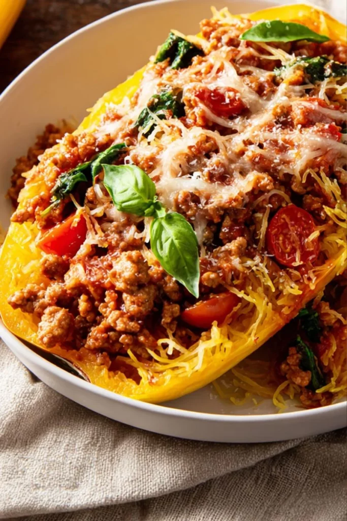 Easy High Protein Spaghetti Squash Recipe