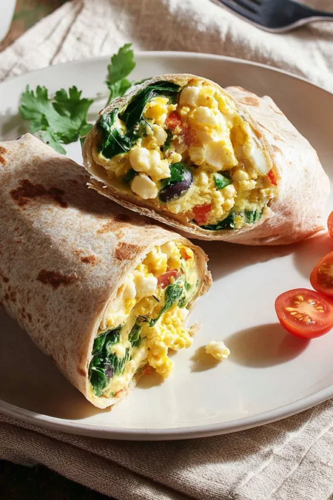Easy Low Calorie Breakfast Burrito
