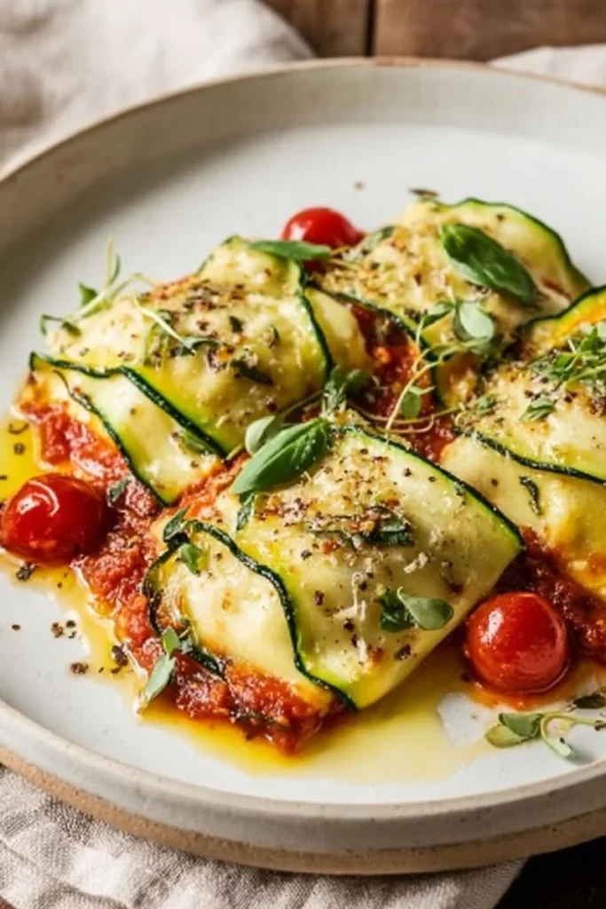 Easy Zucchini Ravioli