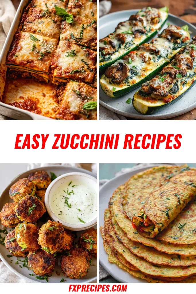 Easy Zucchini Recipes